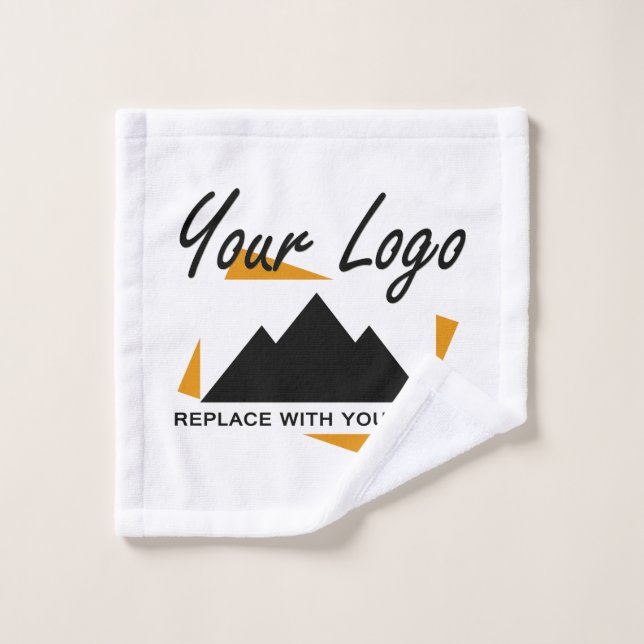 Custom Business Design Add Your Company Logo Wash Cloth (Wash Cloth)