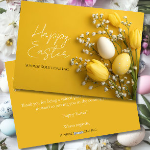 Custom Business Easter Greeting Card 