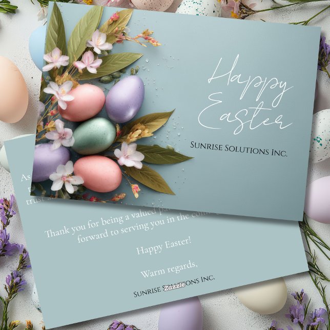 Custom Business Easter Greeting Card  (Creator Uploaded)