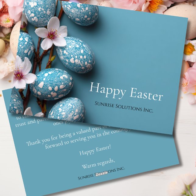 Custom Business Easter Greeting Card  (Creator Uploaded)