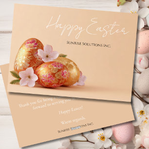 Custom Business Easter Greeting Card 