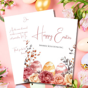 Custom Business Easter Greeting Card 