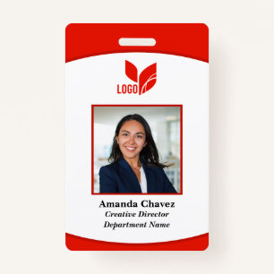 Custom Business Employee Photo Badge ID Badge