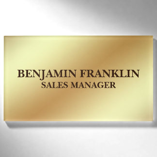 Custom Business Employee Professional Name Tag Pin