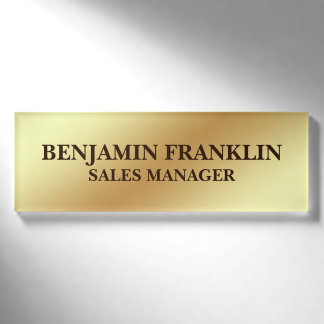 Custom Business Employee Professional Name Tag Pin