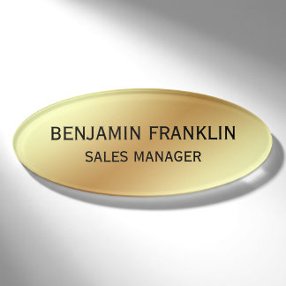 Custom Business Employee Professional Name Tag Pin