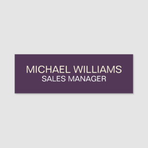 Custom Business Employee Professional Name Tag Pin