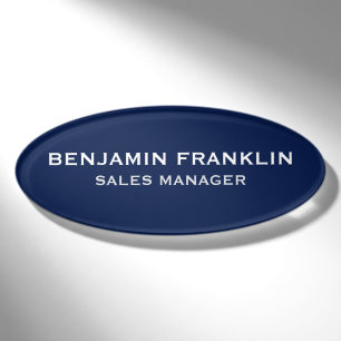 Custom Business Employee Professional Name Tag Pin