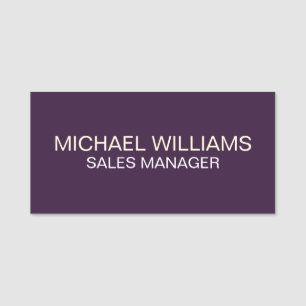 Custom Business Employee Professional Name Tag Pin