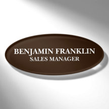 Custom Business Employee Professional Name Tag Pin