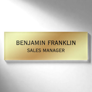 Custom Business Employee Professional Name Tag Pin