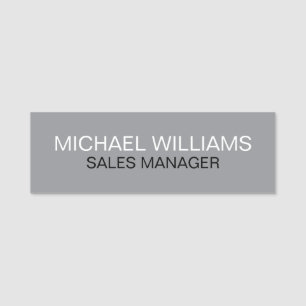 Custom Business Employee Professional Name Tag Pin