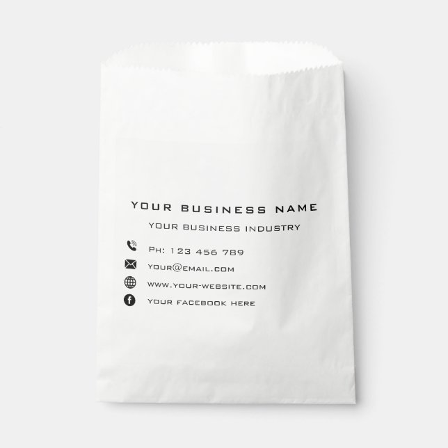 Custom Business Favour Bag Company Gift Promotiona (Front)