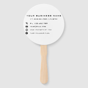 Custom Business Hand Fan Company Promotional