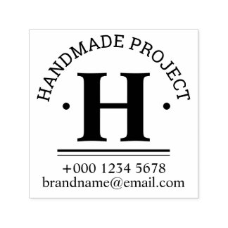 Custom Business Handmade Self Inking Rubber Stamp
