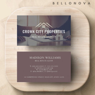 Custom Business  Handshake Real Estate Agent  Card