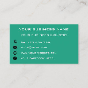 Custom Business Info Your Company Promotional Calling Card