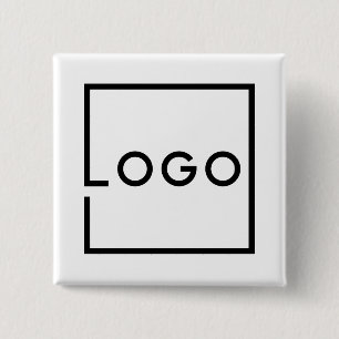 Custom Business Logo 15 Cm Square Badge