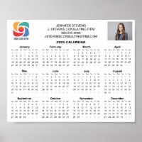 Custom Business Logo 2026 Company Calendar