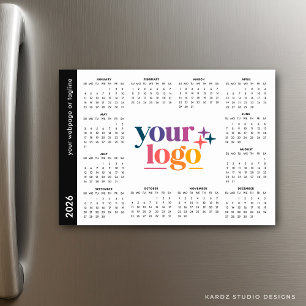 Custom Business Logo 2026 Magnetic Calendar
