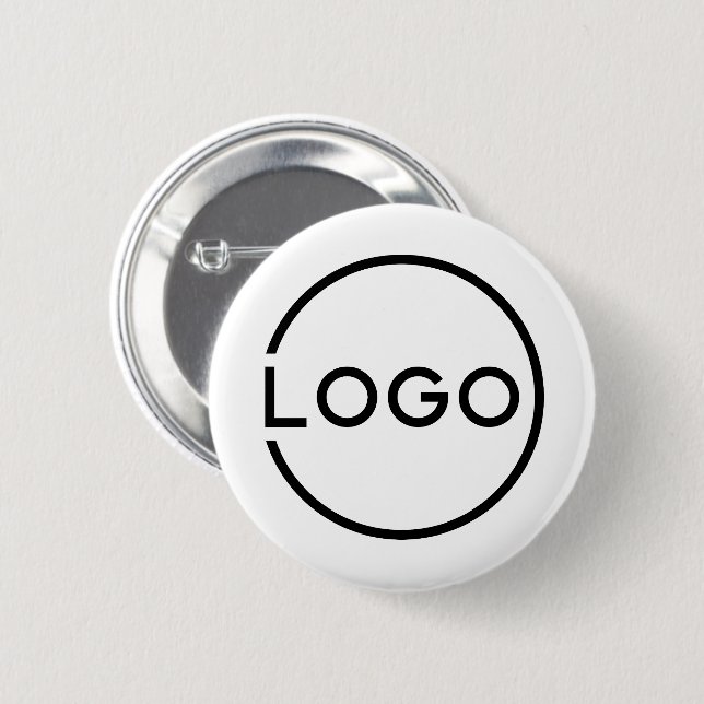 Custom Business Logo 6 Cm Round Badge (Front & Back)