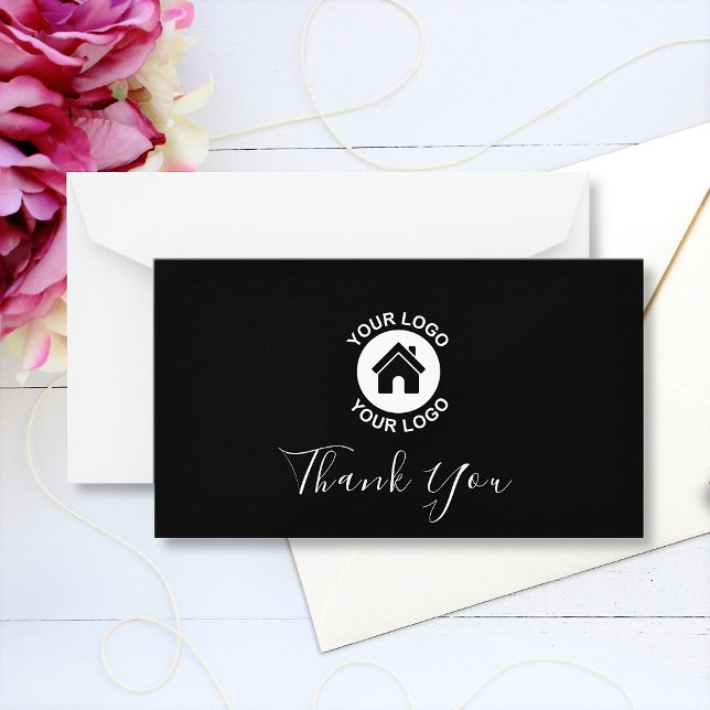 Custom Business Logo And Message Thank You Card (Creator Uploaded)