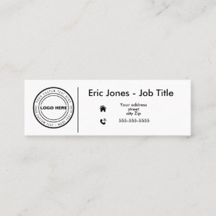 Custom BUSINESS LOGO and social media Mini Business Card
