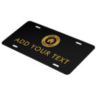 Custom Business Logo And Text Black