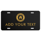 Custom Business Logo And Text Black