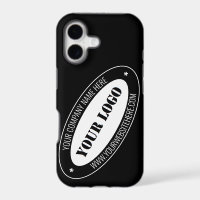 Custom Business Logo and Text Company iPhone Case