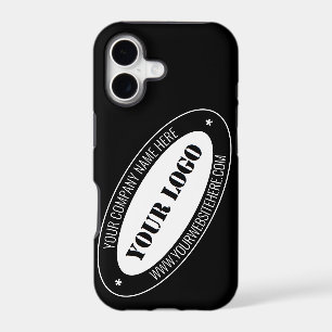 Custom Business Logo and Text Company iPhone Case