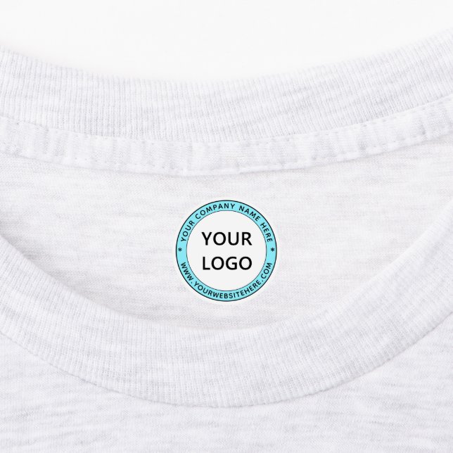 Custom Business Logo and Text Labels - Your Colors (Affixed)