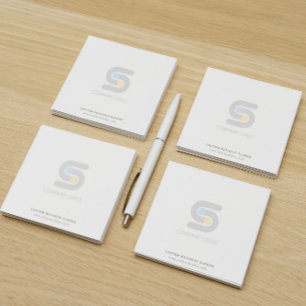 Custom Business Logo And Text Post-it Notes