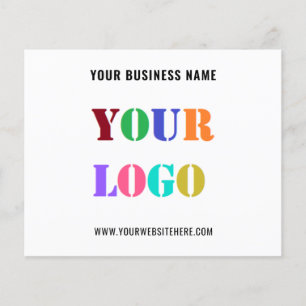Custom Business Logo and Text Promotional Flyer