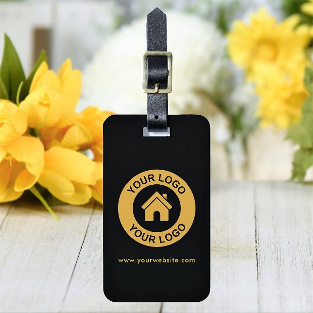 Custom Business Logo and Text Promotional Luggage Tag (Creator Uploaded)