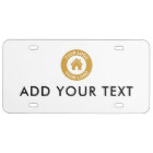 Custom Business Logo And Text White