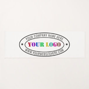 Custom Business Logo and Text Yoga Mat Stamp