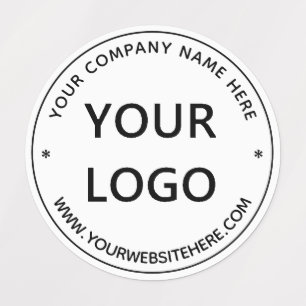 Custom Business Logo and Text Your Company Labels