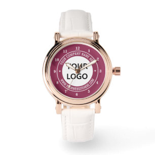 Custom Business Logo and Text Your Company Watch