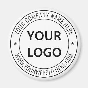 Custom Business Logo and Text Your Magnet Gift