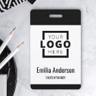 Custom Business Logo Basic Barcode Employee