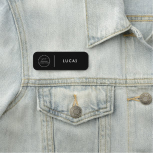 Custom Business Logo Basic Employee Staff Name Na Tag