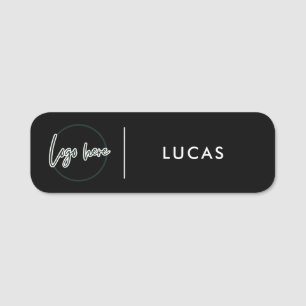 Custom Business Logo Basic Employee Staff Name Na Tag
