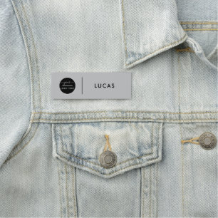 Custom Business Logo Basic Employee Staff Name Na Tag