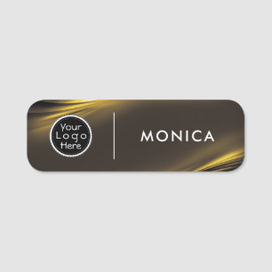 Custom Business Logo Basic Employee Staff Name Tag