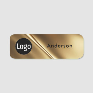 Custom Business Logo Basic Employee Staff Name Tag