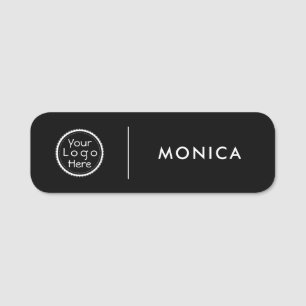 Custom Business Logo Basic Employee Staff Name Tag