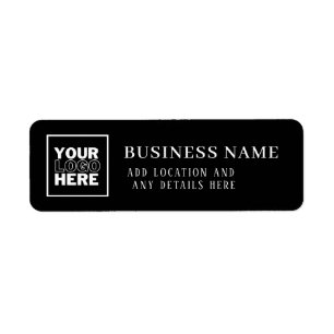 Custom Business Logo Black and White Branded