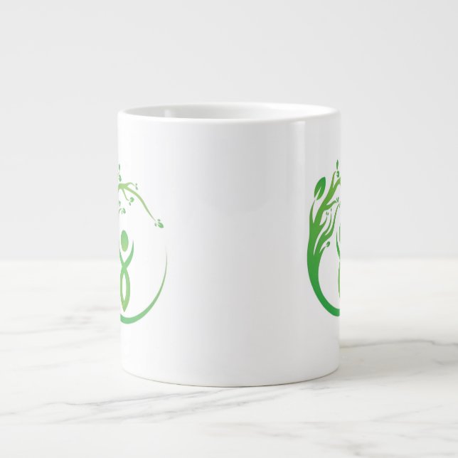 custom business logo branded coffee mug  (Front)