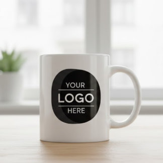 Custom Business Logo Branded  Coffee Mug